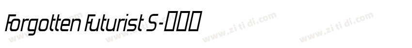 Forgotten Futurist S字体转换